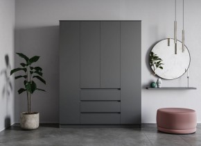 МОРИ МШ 1600.1 Шкаф (графит) в Талице - talica.ok-mebel.com | фото