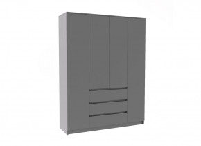 МОРИ МШ 1600.1 Шкаф (графит) в Талице - talica.ok-mebel.com | фото 2