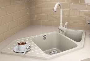 Мойка кухонная ULGRAN U-409 (970*500) в Талице - talica.ok-mebel.com | фото