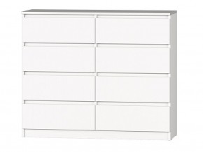 МС "Хилтон" Комод №3 1200 (8 ящ.) белый текстурный в Талице - talica.ok-mebel.com | фото 2