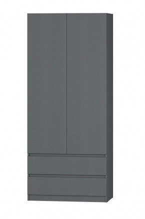МС "Хилтон" Шкаф №3 900 (Графит) в Талице - talica.ok-mebel.com | фото 2