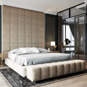 Мягкие панели КВАДРАТЫ 50*50 (2 шт.) для спальни в Талице - talica.ok-mebel.com | фото 3
