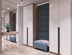 Мягкие панели ПОЛОСЫ ПРЯМЫЕ 30*90 (4 шт.) для прихожей в Талице - talica.ok-mebel.com | фото 5