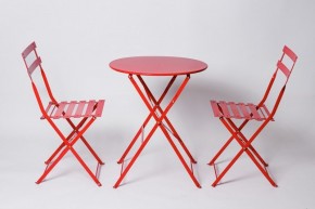 Набор садовой мебели ST 001 R (стол + 2 стула) металл в Талице - talica.ok-mebel.com | фото 10
