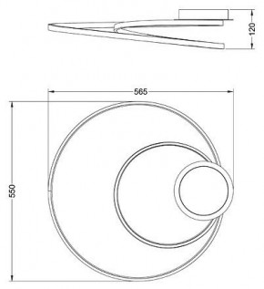 Накладной светильник Arte Lamp Millo A3893PL-30BK в Талице - talica.ok-mebel.com | фото 2