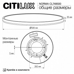 Накладной светильник Citilux Norma CL748500 в Талице - talica.ok-mebel.com | фото 11