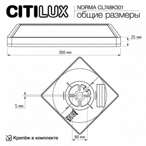 Накладной светильник Citilux Norma CL748K301 в Талице - talica.ok-mebel.com | фото 11