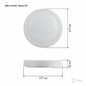 Накладной светильник Эра Классик SPB-6-70-RC Savern W в Талице - talica.ok-mebel.com | фото 11