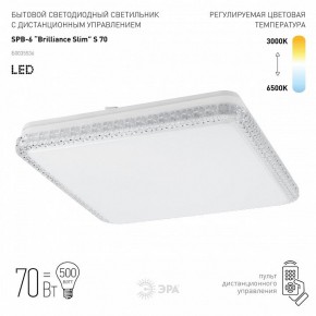 Накладной светильник Эра Классик SPB-6 Brilliance Slim S 70 в Талице - talica.ok-mebel.com | фото 2