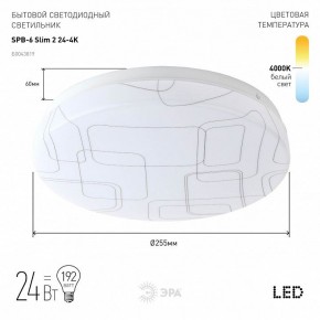 Накладной светильник Эра Slim SPB-6 Slim 2 24-4K в Талице - talica.ok-mebel.com | фото 2