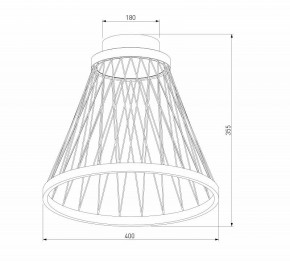 Накладной светильник Eurosvet Cesta 40018/1 LED коричневый в Талице - talica.ok-mebel.com | фото 4