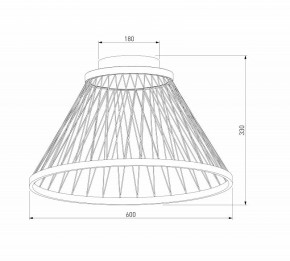 Накладной светильник Eurosvet Cesta 40019/1 LED коричневый в Талице - talica.ok-mebel.com | фото 4