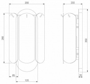 Накладной светильник Eurosvet Claire 60170/2 золото в Талице - talica.ok-mebel.com | фото 4