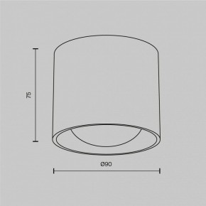 Накладной светильник Maytoni Lens C217CL-15W4K-B в Талице - talica.ok-mebel.com | фото 9