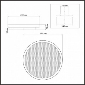 Накладной светильник Sonex Shimmers 7736/60L в Талице - talica.ok-mebel.com | фото 8
