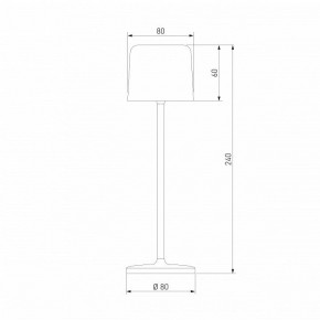 Настольная лампа декоративная Elektrostandard Bitty a069003 в Талице - talica.ok-mebel.com | фото 5
