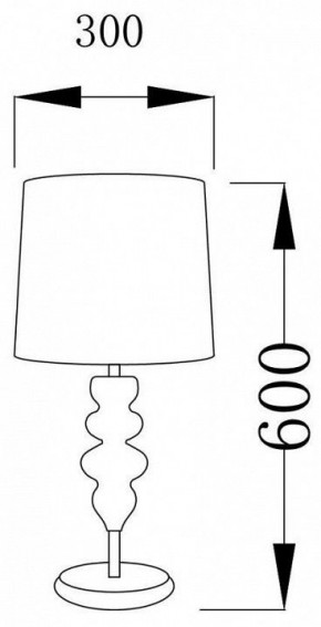 Настольная лампа декоративная Lucia Tucci Bristol 8 BRISTOL T897.1 в Талице - talica.ok-mebel.com | фото 3
