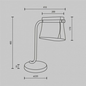 Настольная лампа декоративная Maytoni Cabaret MOD170TL-L8BS3K в Талице - talica.ok-mebel.com | фото 7