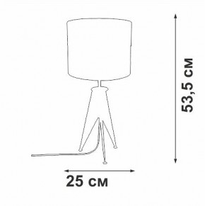 Настольная лампа декоративная Vitaluce V28340 V28340-1/1L в Талице - talica.ok-mebel.com | фото 2