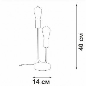 Настольная лампа декоративная Vitaluce V3005 V3005-1/2L в Талице - talica.ok-mebel.com | фото 5