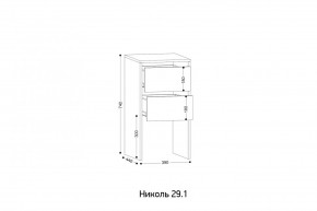 НИКОЛЬ 25 Шкаф 5-ти створчатый в Талице - talica.ok-mebel.com | фото 7
