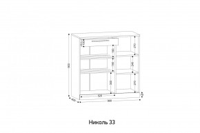 НИКОЛЬ 33 Тумба для обуви в Талице - talica.ok-mebel.com | фото 2