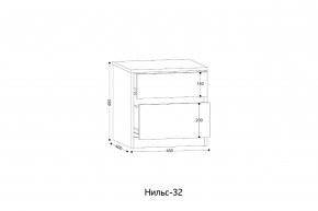 НИЛЬС - 32 Тумба в Талице - talica.ok-mebel.com | фото 2