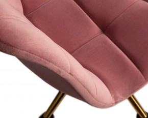 Офисное кресло для персонала DOBRIN MONTY GOLD, розовый велюр (MJ9-32) в Талице - talica.ok-mebel.com | фото 7