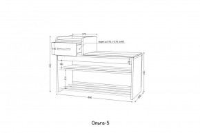 ОЛЬГА 5 Тумба в Талице - talica.ok-mebel.com | фото 2