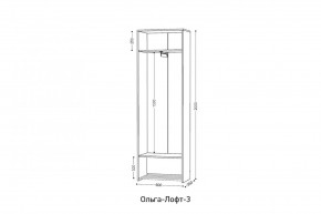ОЛЬГА-ЛОФТ 3 Шкаф 2-х створчатый в Талице - talica.ok-mebel.com | фото 3