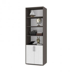 ОЛИВИЯ О21 Шкаф-стеллаж (анкор темный/анкор светлый) в Талице - talica.ok-mebel.com | фото