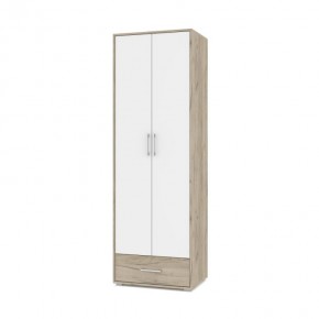 ОЛИВИЯ О22 Шкаф 2-х дверный (дуб серый/белый) в Талице - talica.ok-mebel.com | фото