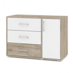 ОЛИВИЯ О63 Комод (дуб серый/белый) в Талице - talica.ok-mebel.com | фото