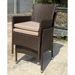 Плетеное кресло AM-196B Brown в Талице - talica.ok-mebel.com | фото 2