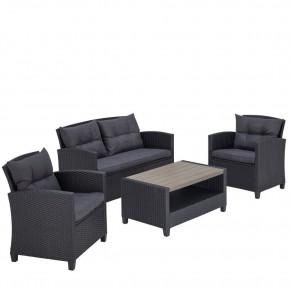 Плетеный комплект мебелис диваном AFM-804G Dark Grey в Талице - talica.ok-mebel.com | фото 2