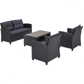 Плетеный комплект мебелис диваном AFM-804G Dark Grey в Талице - talica.ok-mebel.com | фото 3