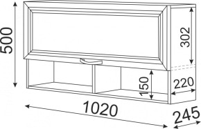 Подростковая ОСТИН (модульная) в Талице - talica.ok-mebel.com | фото 49