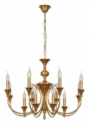 Подвесная люстра Arte Lamp Collinetta A4094LM-12PB в Талице - talica.ok-mebel.com | фото 2