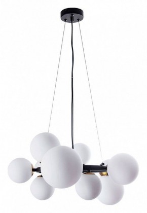 Подвесная люстра Arte Lamp Gemini A2243SP-10BK в Талице - talica.ok-mebel.com | фото 2