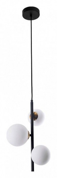Подвесная люстра Arte Lamp Gemini A2243SP-3BK в Талице - talica.ok-mebel.com | фото 2