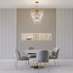 Подвесная люстра Eurosvet Claire 60171 золото в Талице - talica.ok-mebel.com | фото 3