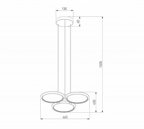 Подвесная люстра Eurosvet Crespella 90034/3 золото в Талице - talica.ok-mebel.com | фото 5