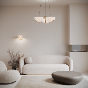 Подвесная люстра Eurosvet Emisfero 50083/3 LED золото в Талице - talica.ok-mebel.com | фото 4