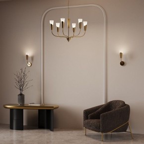 Подвесная люстра Eurosvet Rhyton 60167/6 латунь в Талице - talica.ok-mebel.com | фото 6