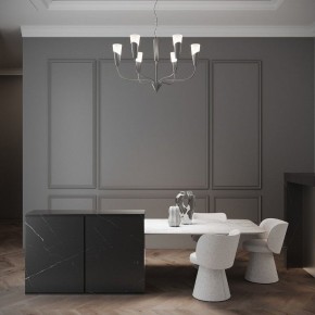 Подвесная люстра Eurosvet Rhyton 60167/6 никель в Талице - talica.ok-mebel.com | фото 6