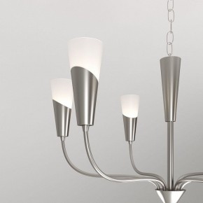 Подвесная люстра Eurosvet Rhyton 60167/6 никель в Талице - talica.ok-mebel.com | фото 7