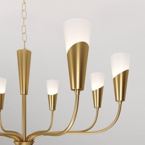 Подвесная люстра Eurosvet Rhyton 60167/8 латунь в Талице - talica.ok-mebel.com | фото 7