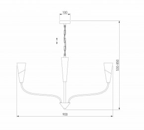 Подвесная люстра Eurosvet Rhyton 60167/8 никель в Талице - talica.ok-mebel.com | фото 6