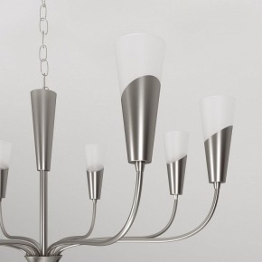 Подвесная люстра Eurosvet Rhyton 60167/8 никель в Талице - talica.ok-mebel.com | фото 8