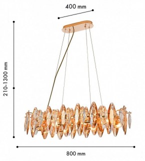 Подвесная люстра Favourite Glans 4719-8PC в Талице - talica.ok-mebel.com | фото 4